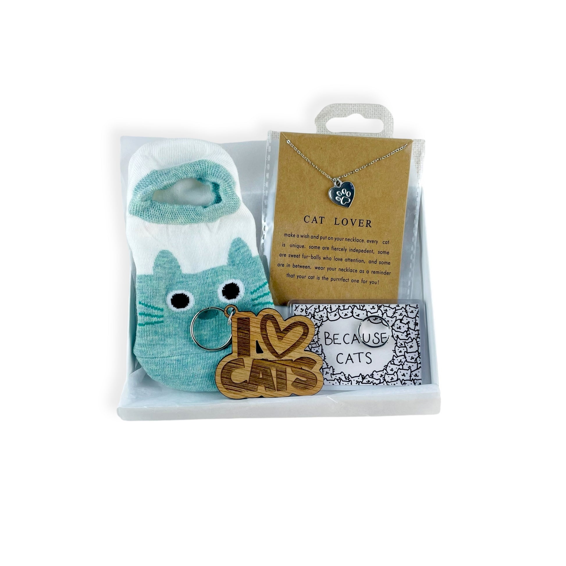 Cat Lover Hamper Box - I Love Cats - Letterbox Gift 